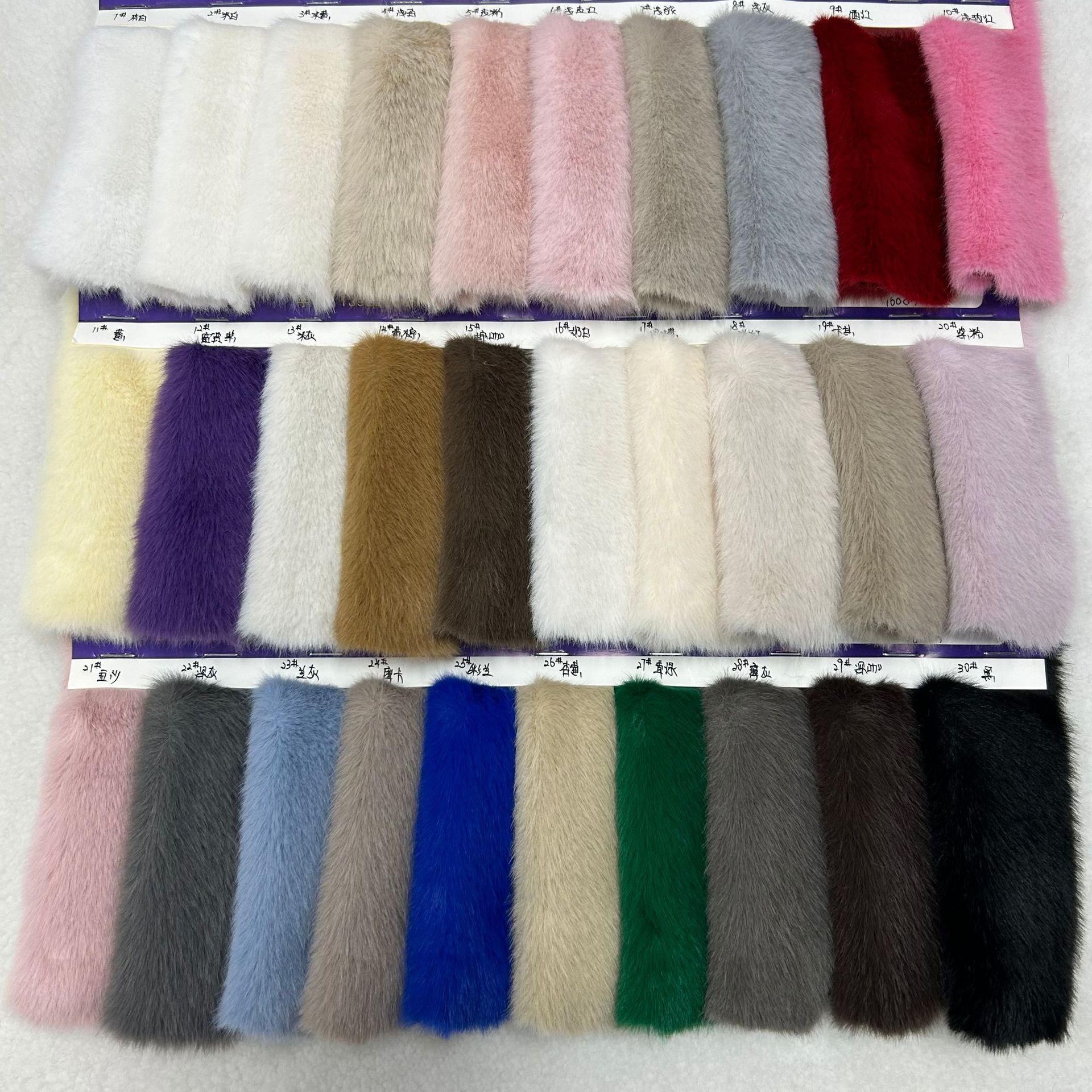 1000G Small Fox Mink, Encrypted Warp, Millet Mink, Non-sheddinG, Smooth Mink Velvet, Plush Fabric for ClothinG Coat