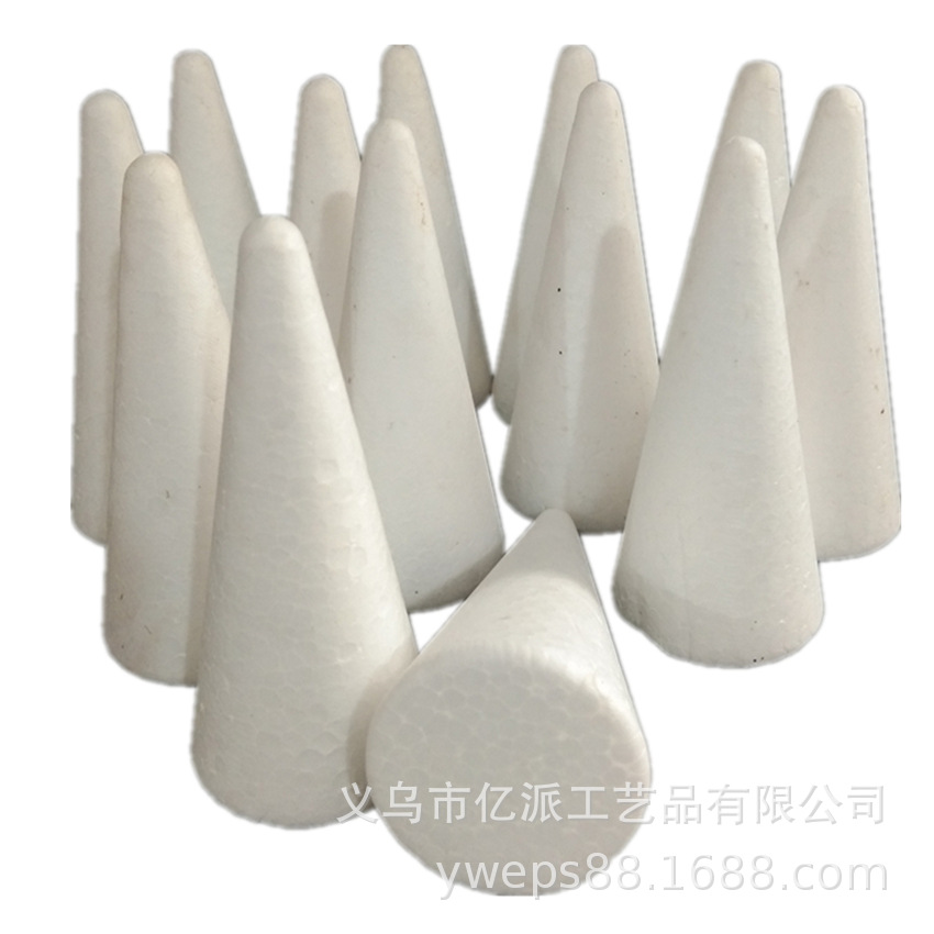 Picture of Foam ball (Styrofoam foam cone 3cm-65cm)EPS solid white embryo Angel body making accessories