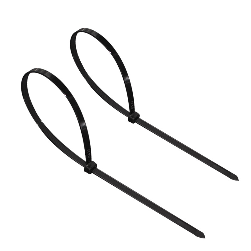 Picture of Nylon Cable Ties 100 Pieces Packaging Manufacturer Spot Wholesale White Black 3*150 Self-Locking Plastic Binding Ties