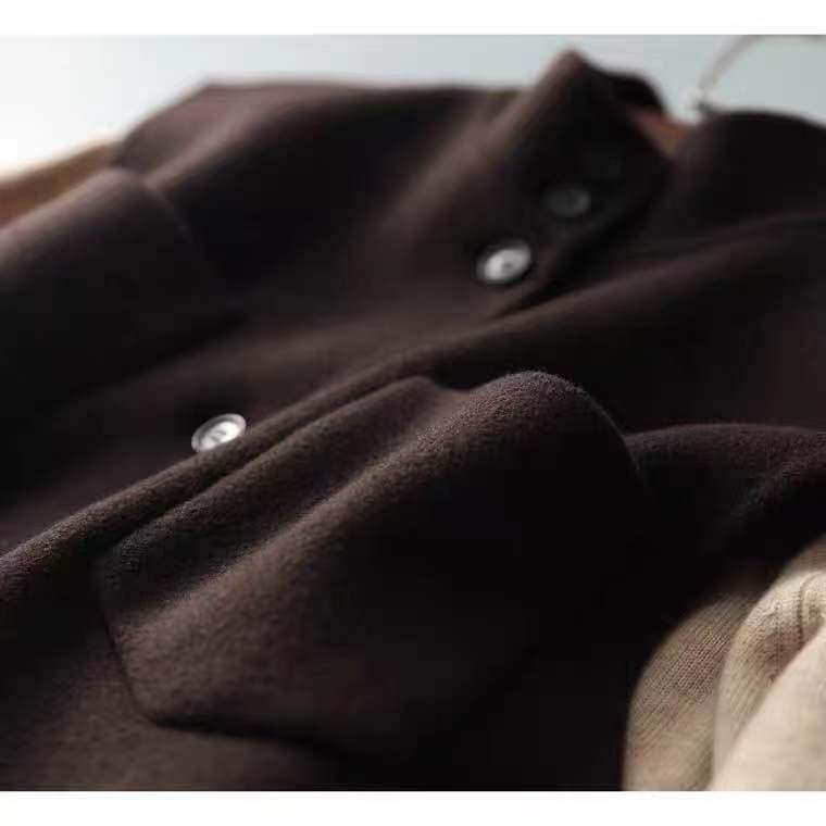 Picture of In-Stock Manufacturer Direct Sale New Large Pocket Workwear Style Wool Double-Sided Vest Jacket for Women Autumn and Winter