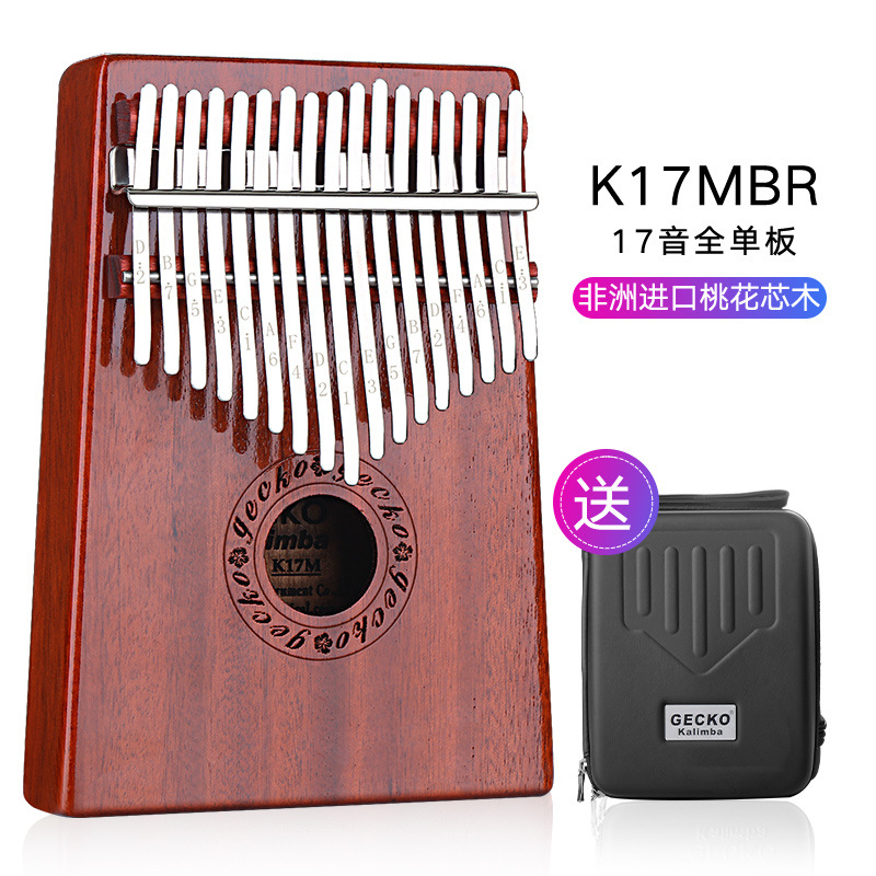 Picture of Gecko Kalemba kalimba Thumb 17 Tone Finger Piano Portable Musical Instrument in stock on Demand