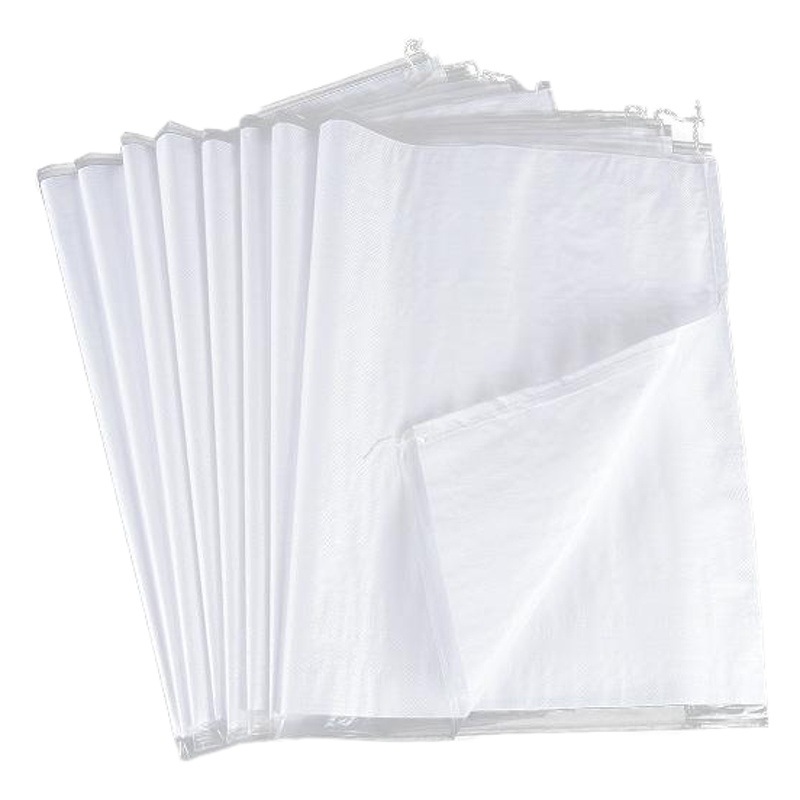 White film woven bag wholesale express bag waterproof moisture-proof bag feed packaging snakeskin bag plastic woven bag