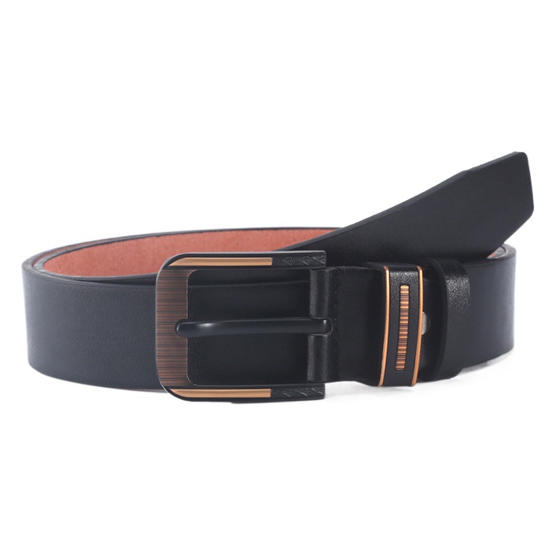Belt men's alloy PU pin buckle student Korean fashion men's casual personality pants belt stall supply wholesale