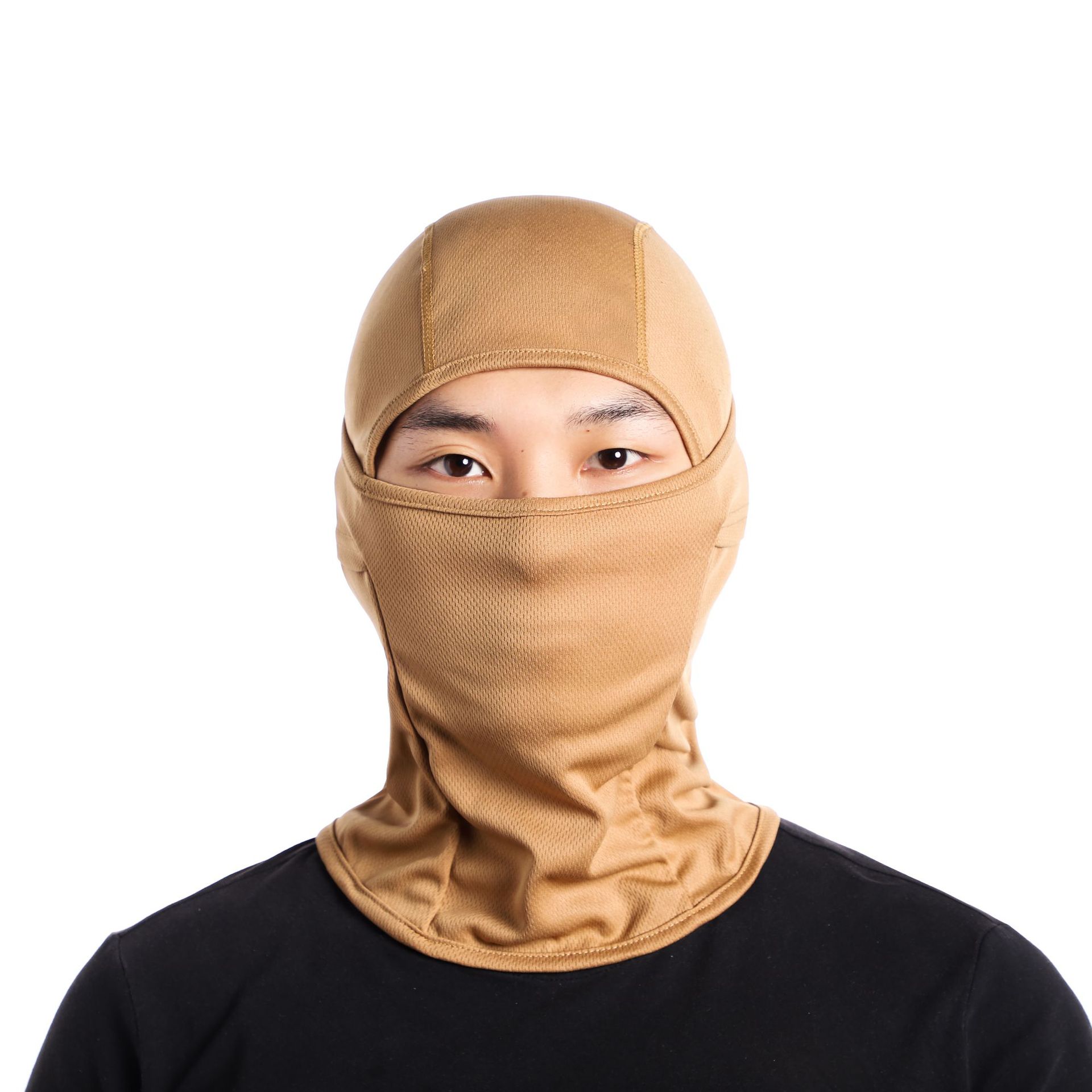 Picture of Cross-border for summer outdoor riding cover dust-proof sunscreen single hole breathable quick-drying scarf hood in stock wholesale