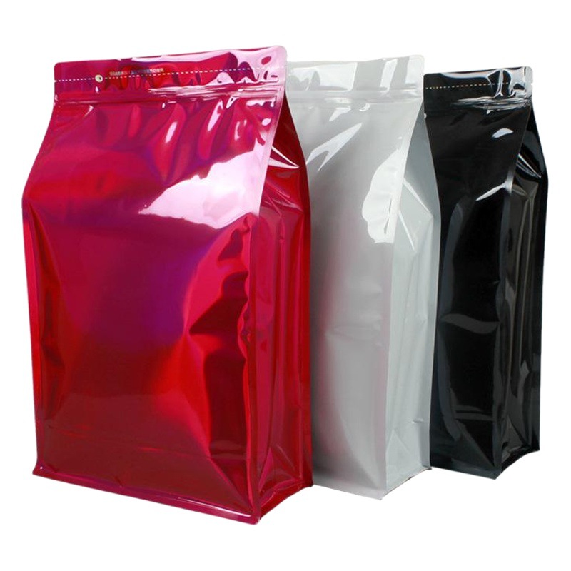 Customized Eight-Side Sealing Stand-Up Bag 2.5kg Tea Bag 5kg for Dog Food and Cat Food Bag Aluminum Film Self-Sealing Food Packaging Bag