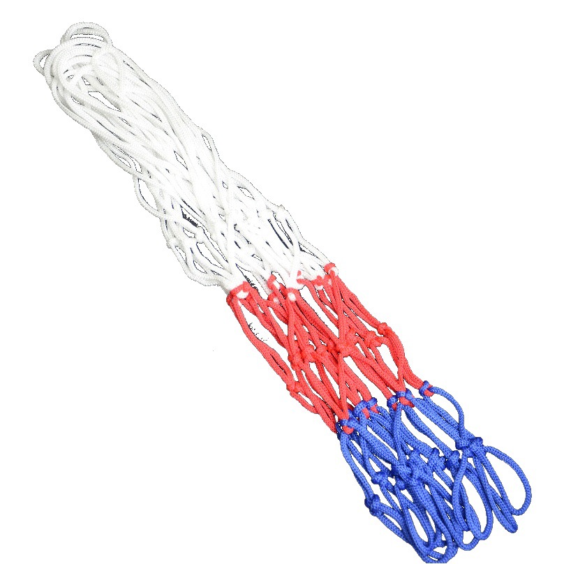 Outdoor Bold Basketball Net Red White and Blue Basketball Net Basketball Rack Net Bold Basketball Ring Net Home Basketball Basket Net 2 Pack