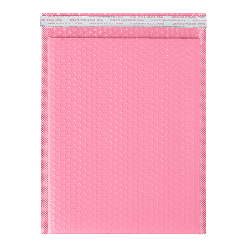 Pink Co-Extruded Film Colorful Bubble Bag Peach Red Bubble Envelope Clothing Packaging Self-Sticking Bubble Bubble Bag Express Delivery