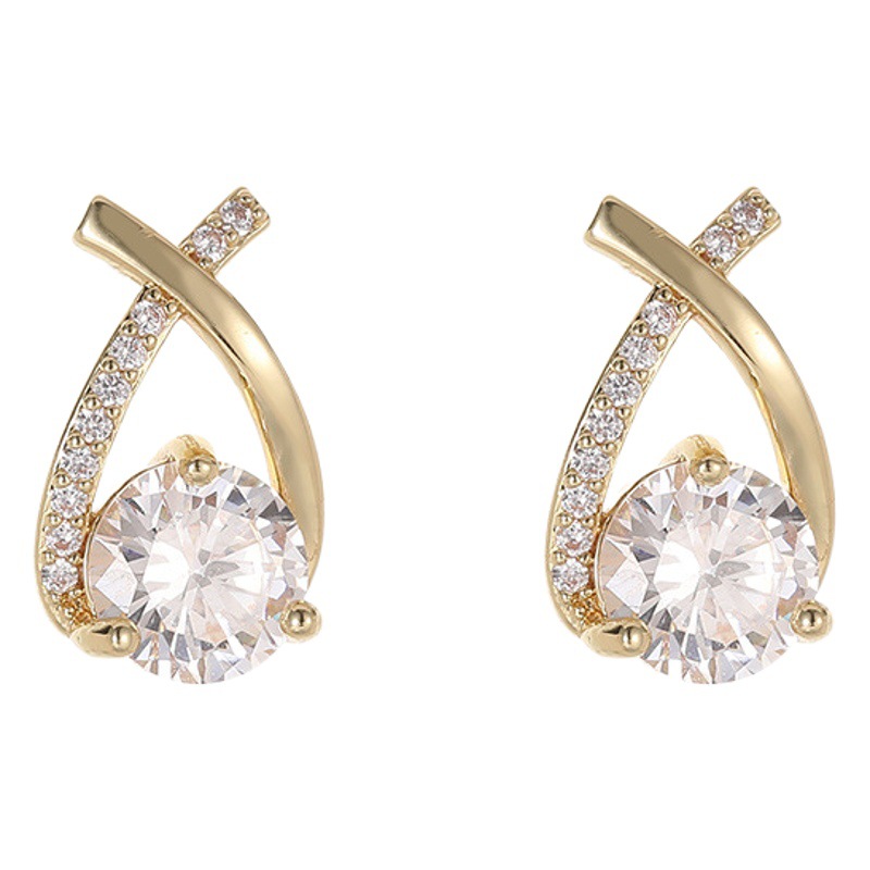 s925 silver needle light luxury high-grade earrings for girls 2023 new online celebrity elegant earrings niche design earrings