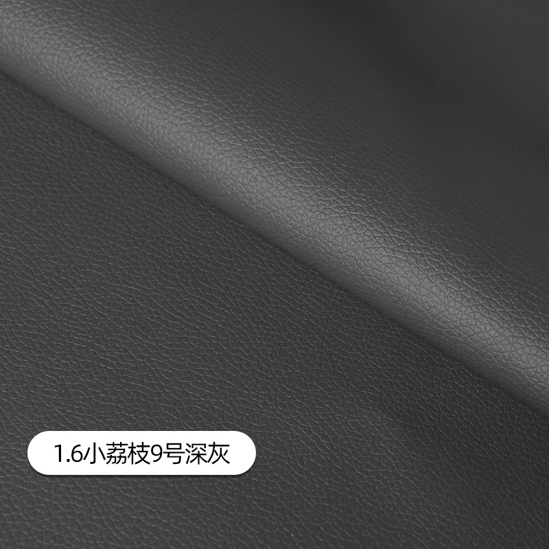 Picture of Litchi Pattern Pu Leather Fabric Pu Leather Artificial Leather Factory Leather Label Self-Adhesive Sofa Repair Subsidy Leather Patch