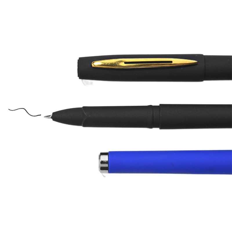 Corporate Office Creative Stationery Gift Frosted Neutral Signature Pen Custom Printed Logo Advertising Pen Wholesale