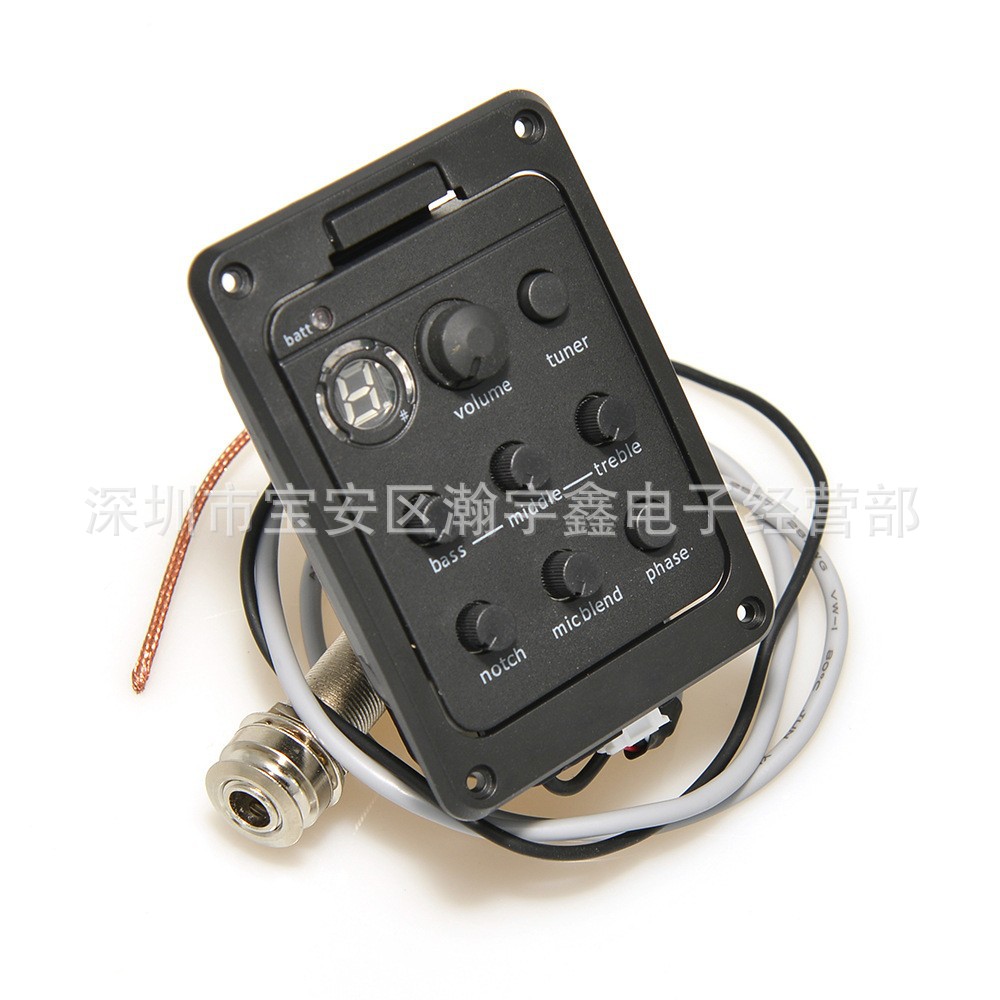 Guitar Pickup 301 201 Equalizer with Tuner 4 Segment 5 Segment Pickup for Wood Guitar