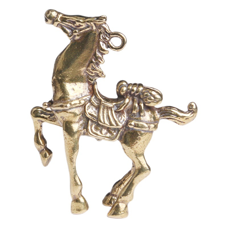 Brass distressed fly creative keychain pendant Lucky Lucky Lucky win pendant stall copper wholesale