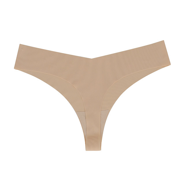 Picture of European and American Cross-border Pregnant Women's plus size Traceless Women's Underwear Class A Ice Silk Breathable Sports Low Waist Naked Briefs for Women