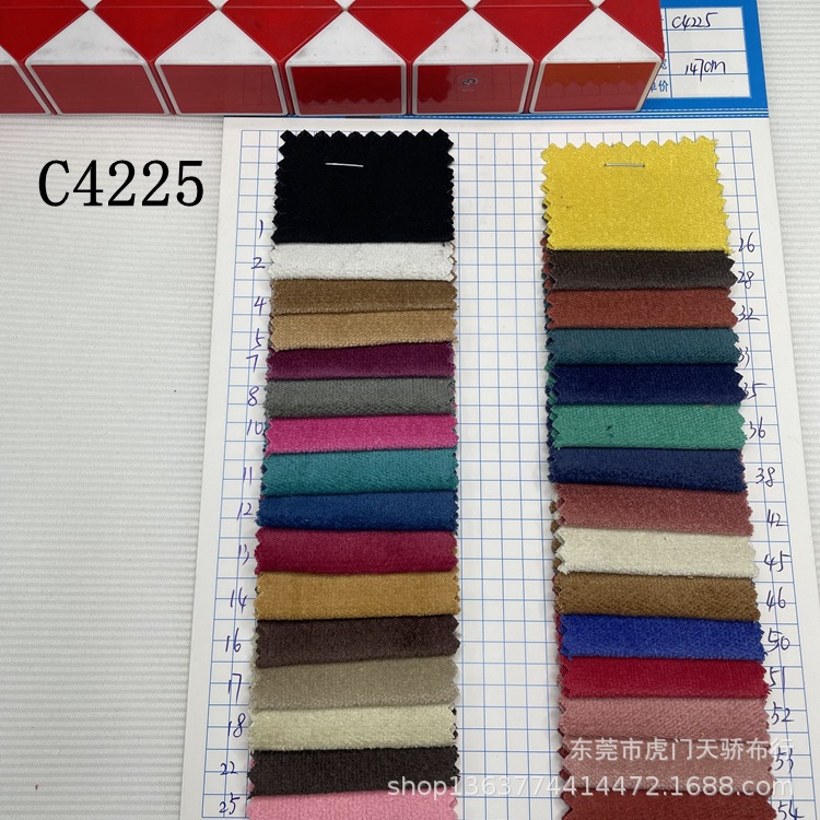 In stock supply woven cotton elastic imitation velveteen 28 pit imitation velveteen woven cotton elastic corduroy clothing material