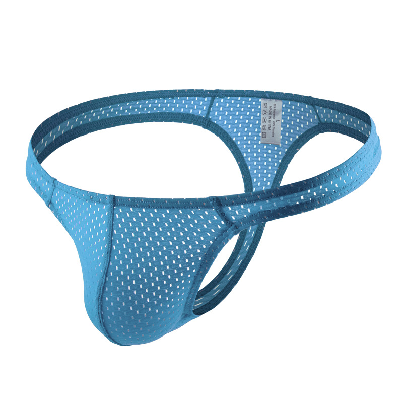 Picture of Men's thong breathable low waist sexy mesh men's underwear wholesale