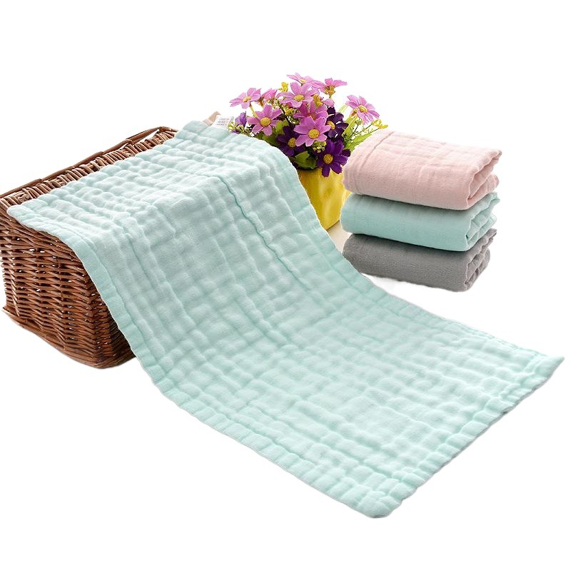 Baby Saliva Towel Baby Gauze Towel Manufacturer Wholesale Soft Cotton Bath Towel Mother and Baby Kindergarten Children's Towel