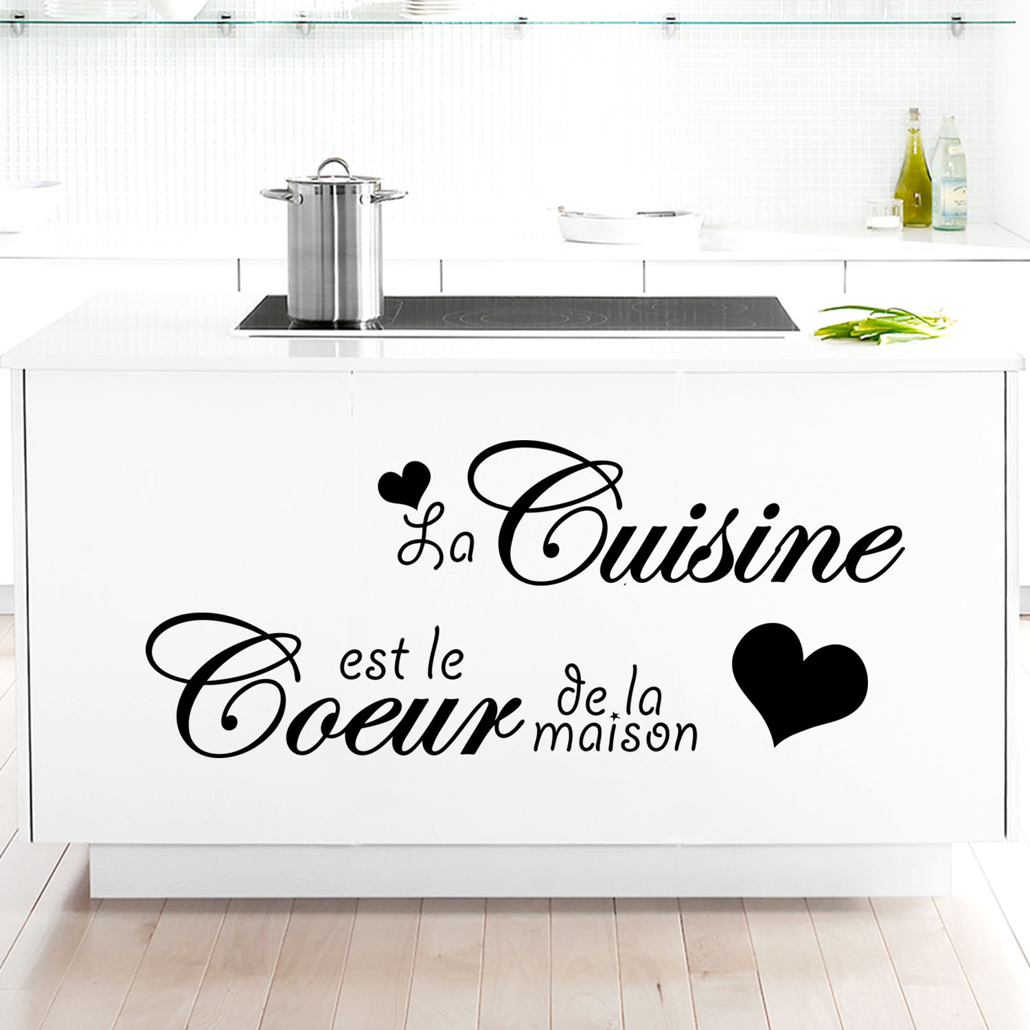 Picture of Love cuisine carved cross-border removable fashion creative wall stickers Kitchen restaurant background decoration ph2283