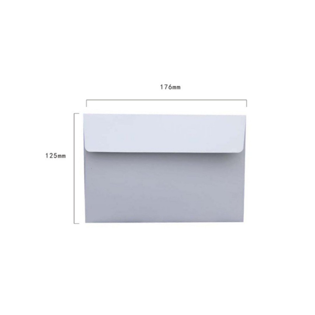 Picture of No.2 Invitation Letter Greeting Card Envelope Bag Printable Company Advertising Thickened Western Envelope White Envelope