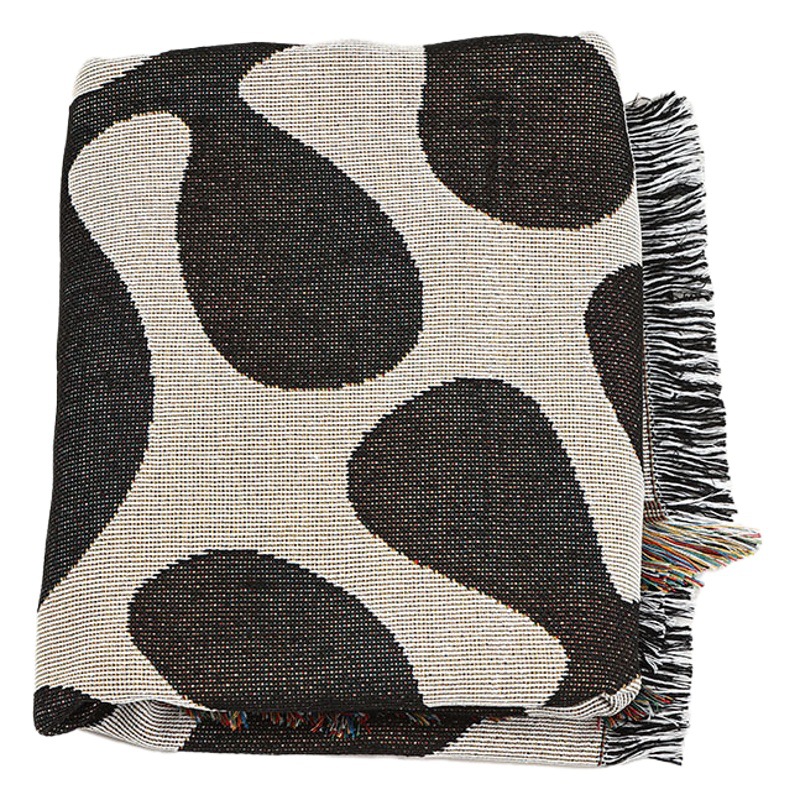 Picture of ins Style Blanket Camping Blanket Sofa Blanket Nap Blanket Retro American Style Casual Blanket Bed End Blanket