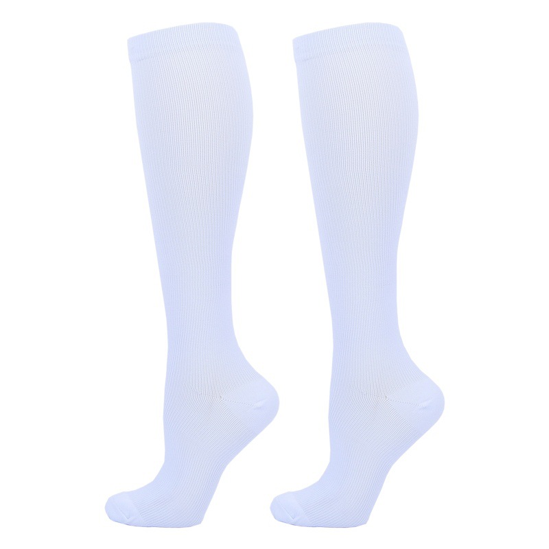 Europe and the United States cross-border exclusive for elastic socks solid color pressure sequential socks outdoor running stockings spot wholesale