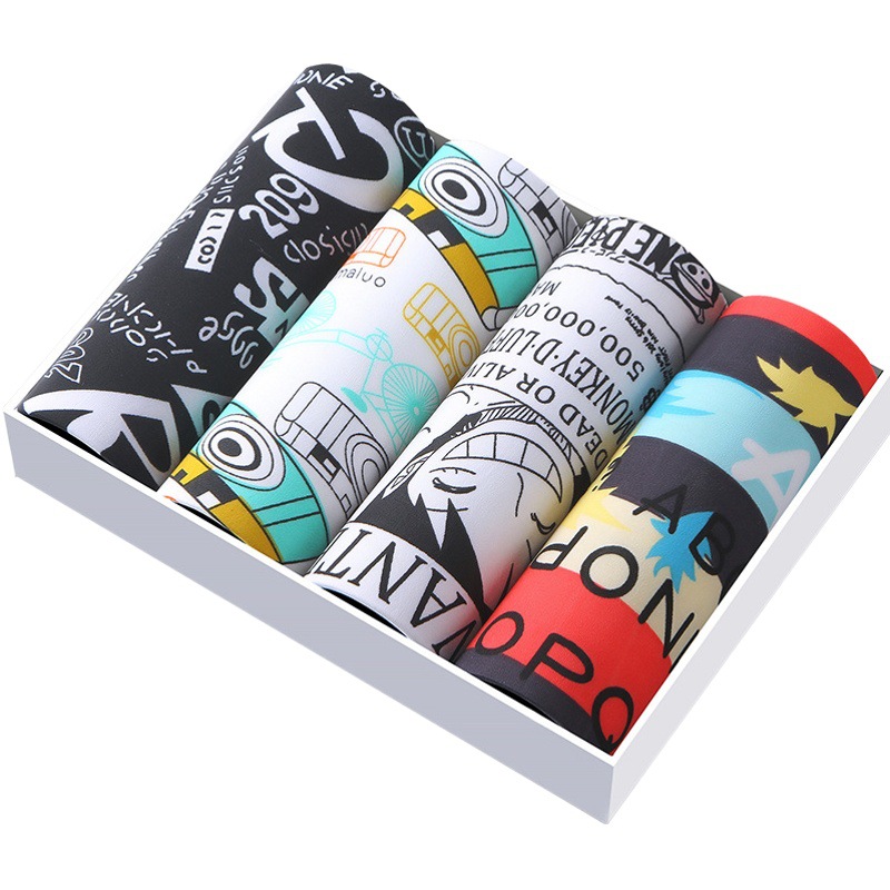 Ice Silk men's underwear wholesale men's boxer shorts Ice Silk bottom boxer shorts men's TikTok fast hand live hot