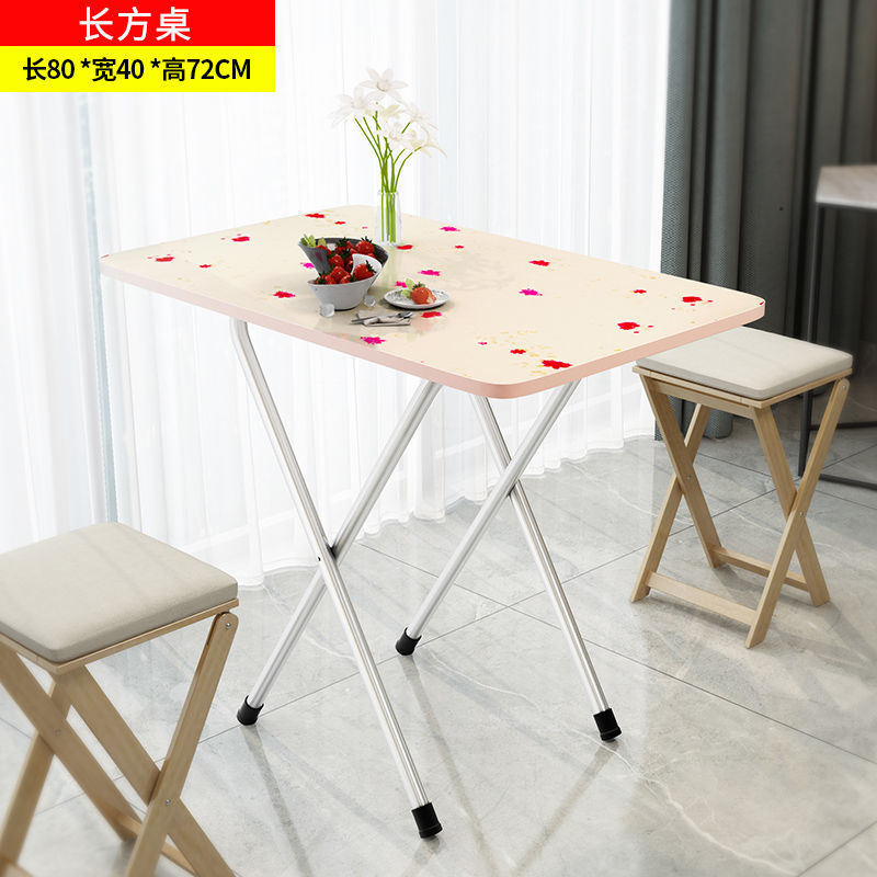 Picture of Wholesale Folding Table Dining Table Home Small Dining Table Portable Outdoor Folding Stalling Table Square Dormitory Simple