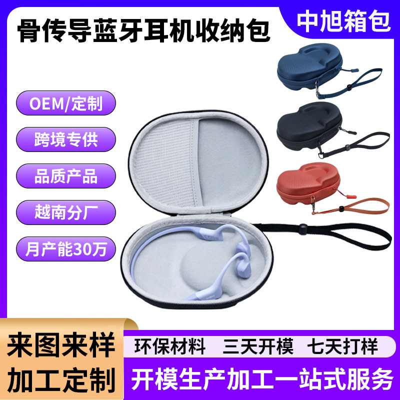 Suitable for Shaoyin Xiaomi Bone Conduction Earphones Storage Bag, Xiaotianci Mojue Wireless Bluetooth Hearing Aid Eva Case