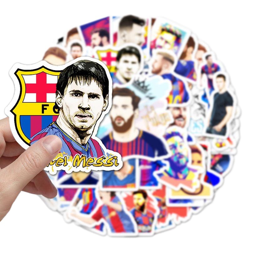 51 Messi/Messi Graffiti Stickers Luggage Laptop Motorcycle Car Stickers