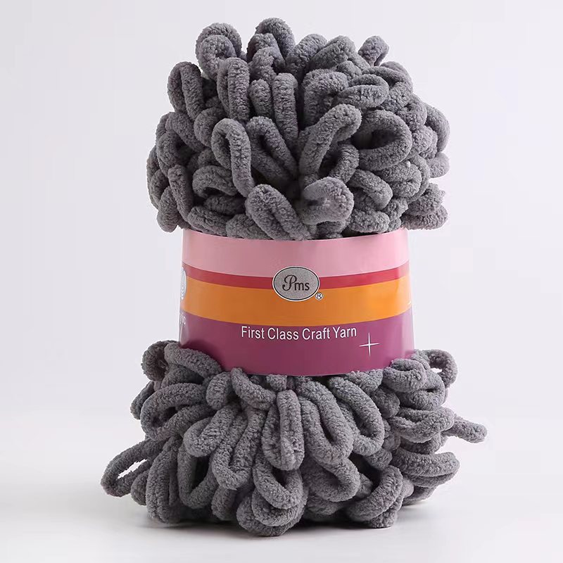 Picture of Loop Yarn Ear Yarn Medium-Thick Yarn for Hand Knitting DIY Pillows, Blankets, Scarves, Ice Yarn in Stock Wholesale