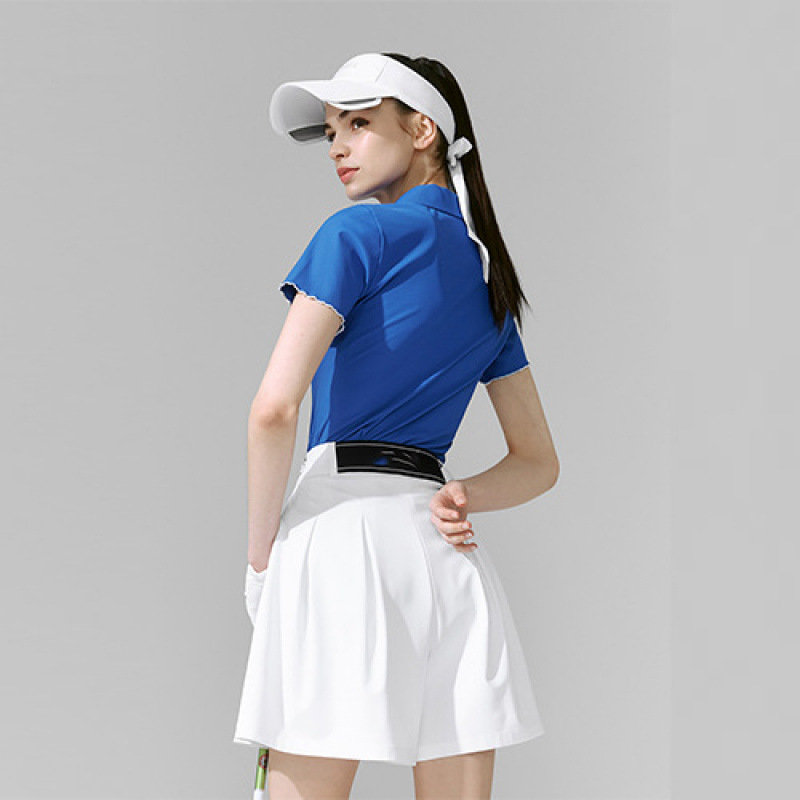 Picture of Denui Spring and Summer New Yoga Wear Polo Women's Sports Tops Short-Sleeved Professional Golf Tennis Wear Sports Tops