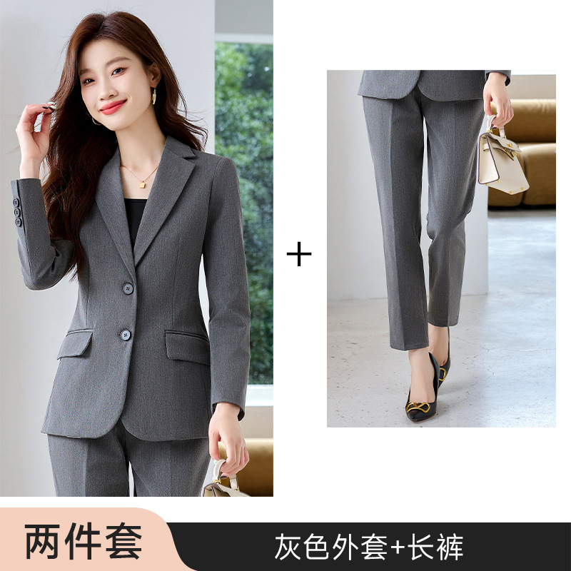 Picture of 2024 Spring and Autumn New Professional suit Women's High-end Sales Jewelry Store Work Clothes Interview Suit Dress Long Sleeve