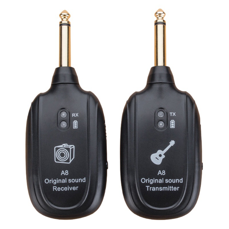 Electric guitar wireless transceiver A8 electric wind instrument transmission system electric bass guitar wireless pickup reception