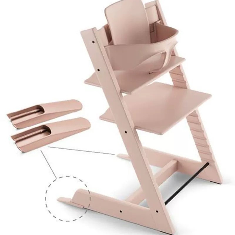 Picture of Baby dining chair put in the growth chair support leg lengthened down the accessories a pair of dining chairs anti-reverse wholesale postage