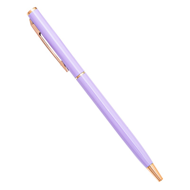 Picture of Metal pen flat head Gao Shi pen spot multicolored pen wholesale business advertising pen printing LOGO small Gao Shi ballpoint pen