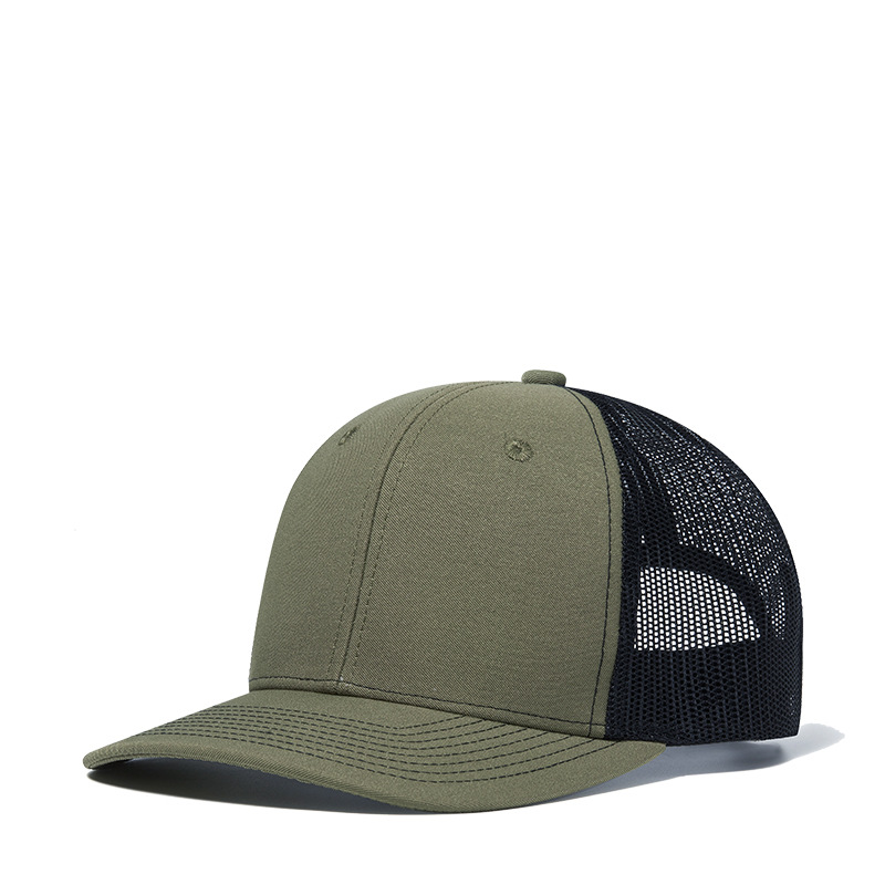 Picture of Wish Micro Bend Hat Rim Truck Hat Men's Outdoor Sun Shading Net Hat Mountaineering Fishing Truck Drivers Hat