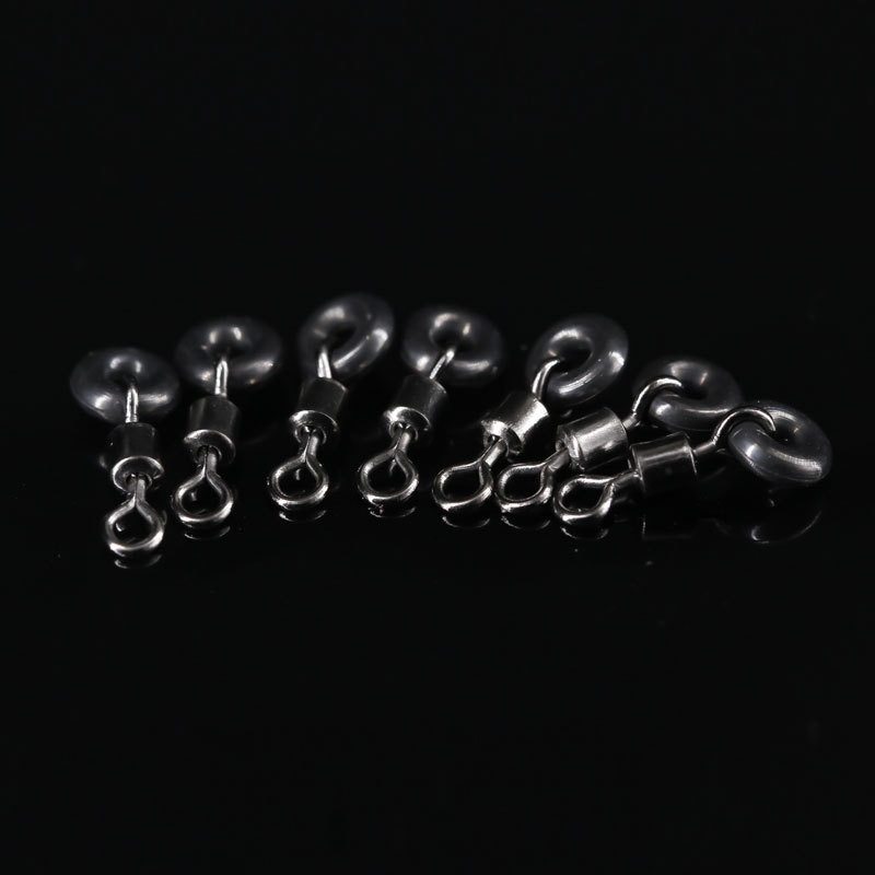 Picture of Fishing outdoor fishing supplies fishing gear gadgets wholesale eight-ring American swivel rubber ring connector