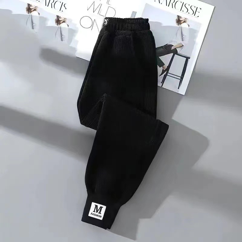 Picture of 2024 New Girls' Fleece-Lapped Pants Children's Pants Autumn and Winter Big Children's Western Style Pants Sports Casual Trendy Trousers