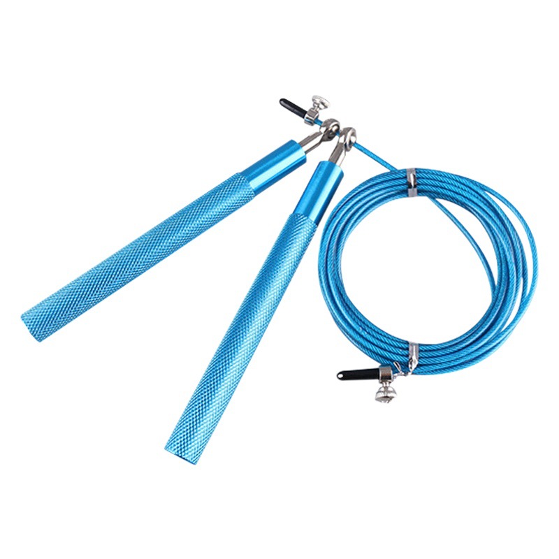 Steel wire skipping rope cross-border fitness sports supplies bearing skipping rope middle school student training aluminum alloy skipping rope wholesale