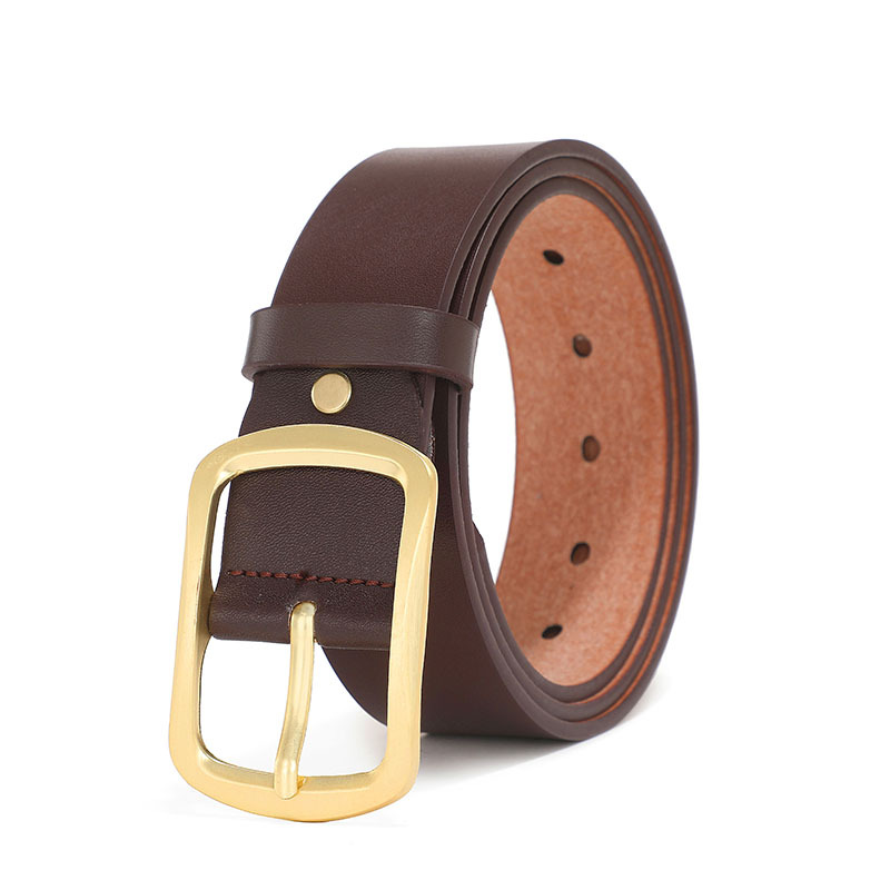 Picture of New belt leather men's belt real cowhide belt casual Joker men's pin buckle belt manufacturers wholesale