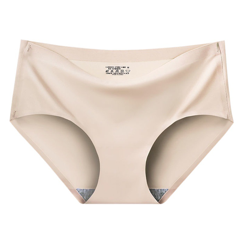 810 Ice Silk Traceless Underwear Women's Summer Thin Pure Cotton Breathable Sexy Girl's Wind Waist Briefs