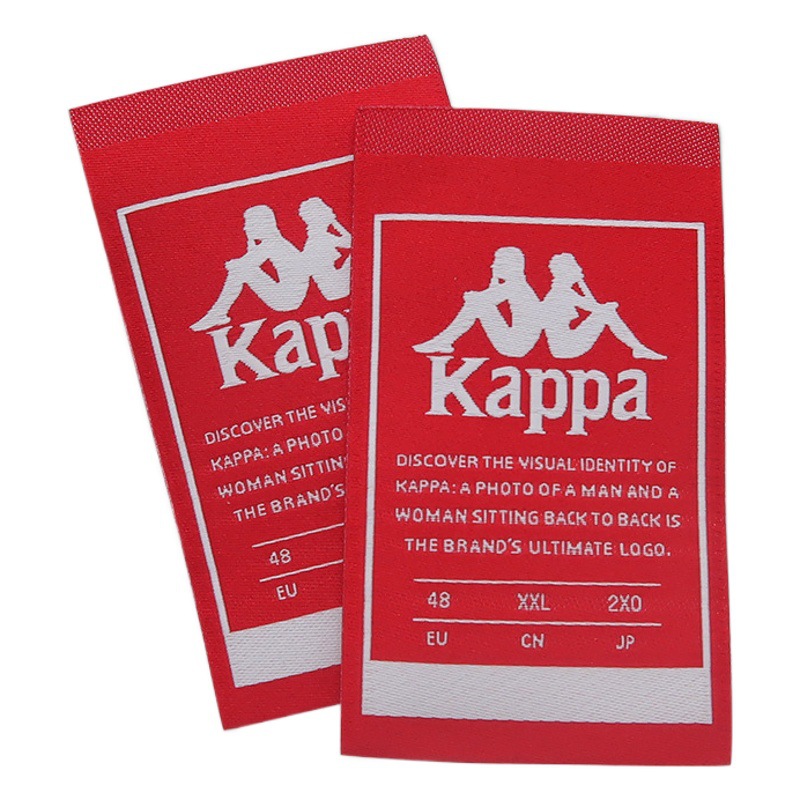 Customized Clothing Labels, Custom Woven Labels, Custom-Made Woven Labels for Bags, Shoes and Hats, Custom-Made Cotton Tape, Silk-Screened Woven Labels with Adhesive Backing