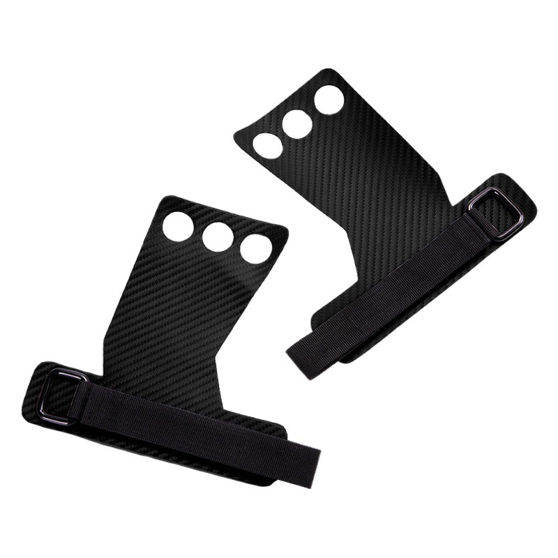 Horizontal Bar Crossfit Weightlifting Protective Equipment Carbon Fiber Palm Guard in stock Fitness Weightlifting Hard Pull Booster Palm Guard