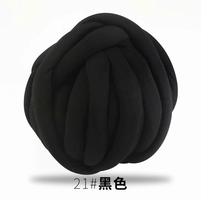 Picture of Heart-filled cotton coarse cotton fabric thread hand-woven blanket bag cat nest wool core-spun yarn thread machine-washed OHHIO new style