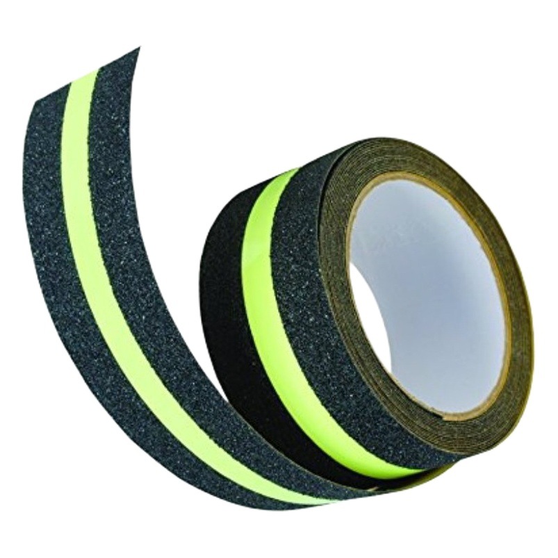 Luminous Anti-Slip Tape Waterproof Pet Frosted Anti-Slip Stickers Aisle Floor Stair Reflective Stickers Anti-Slip Strips Factory Wholesale