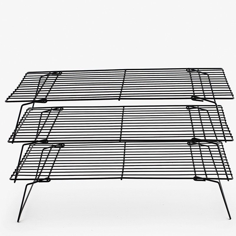 Picture of Cross-border three-layer cake cooling rack kitchen baking bread biscuits cold drying rack non-stick coating pastry cold net