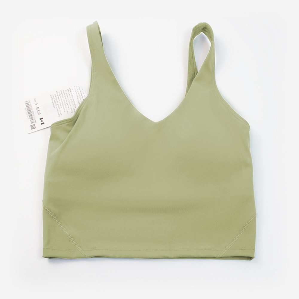 Picture of New Style Yoga Clothing Nylon Naked Tight-fit Sports Bra Women's Bra All-match Fitness Beauty Back Underwear Vest Gather-up