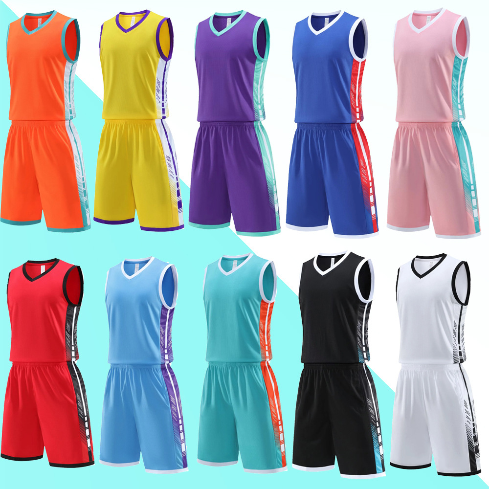Adult Children's Multi-color Basketball Suit Primary and Middle School Students Competition Team Training Suit suit Club Sports Jersey