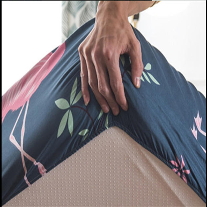 Picture of Printed Fitted Bed Sheets, Simmons Protective Dust Cover, All-Inclusive Elastic Bed Cover, No Pilling, No Shrinkage