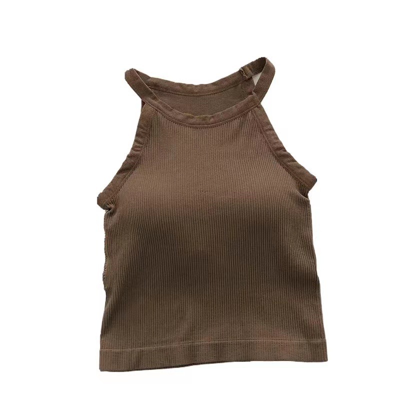 Picture of Spring and summer new scarf sleeveless women's vest wear Joker base plus size cross-border factory direct wholesale no chest pad