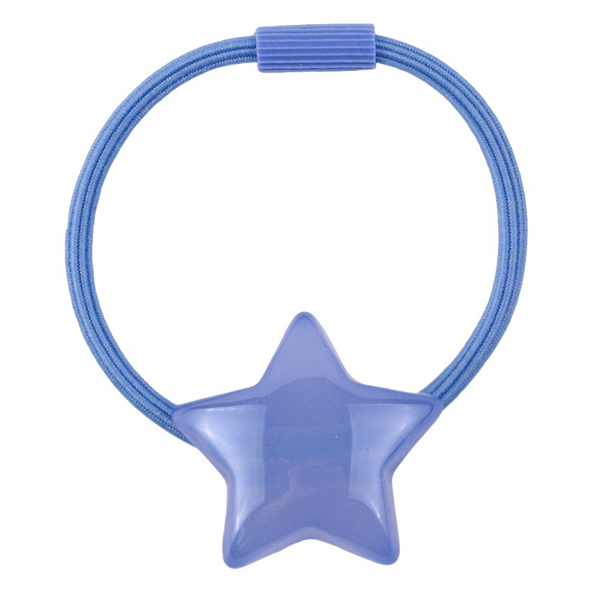 GG & MM Korean version of candy gradient hair rope five-pointed star hair ring three children's hair accessories girl headdress rubber band